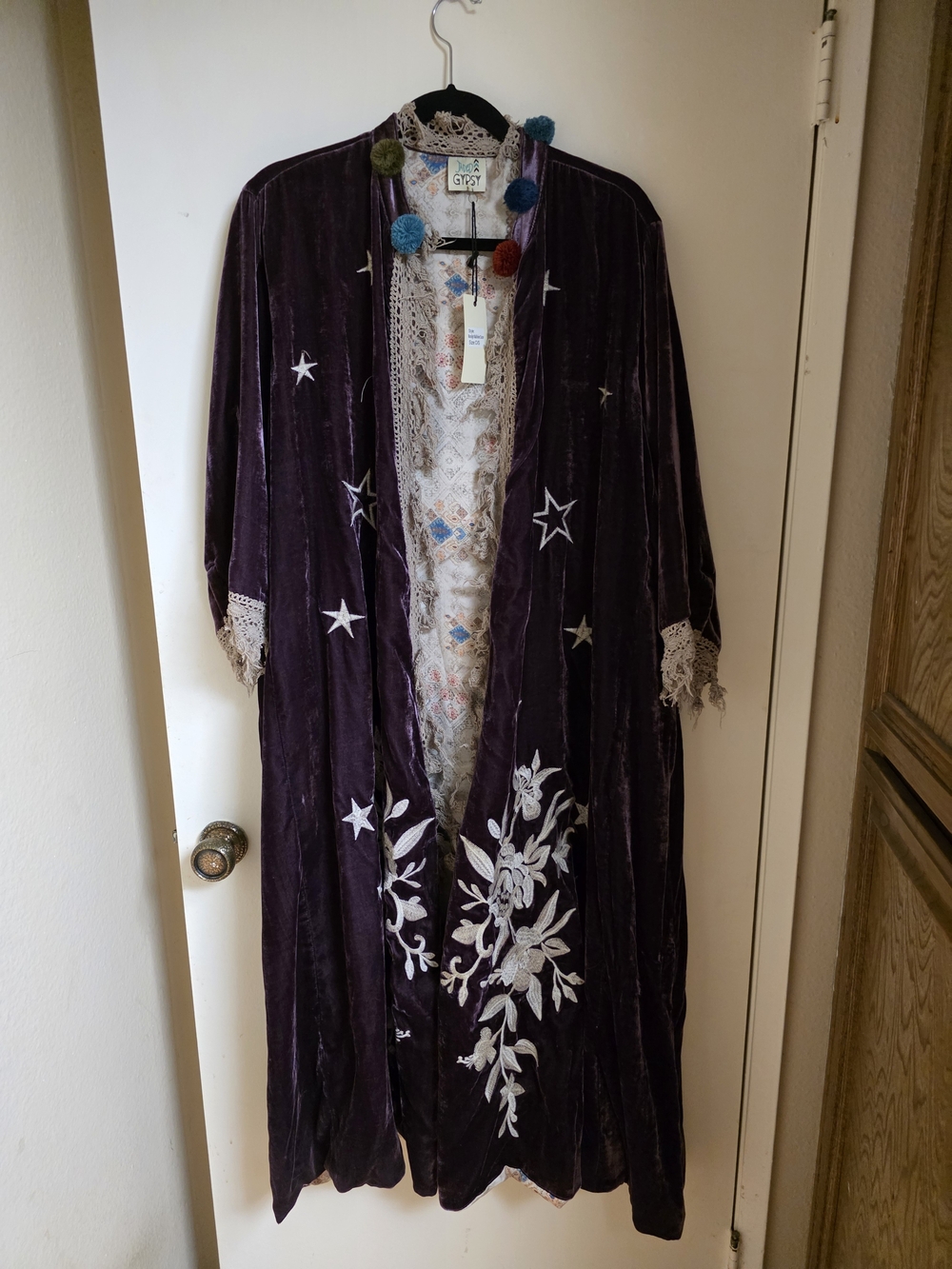JADED GYPSY MOONLIGHT WALK VELVET DUSTER